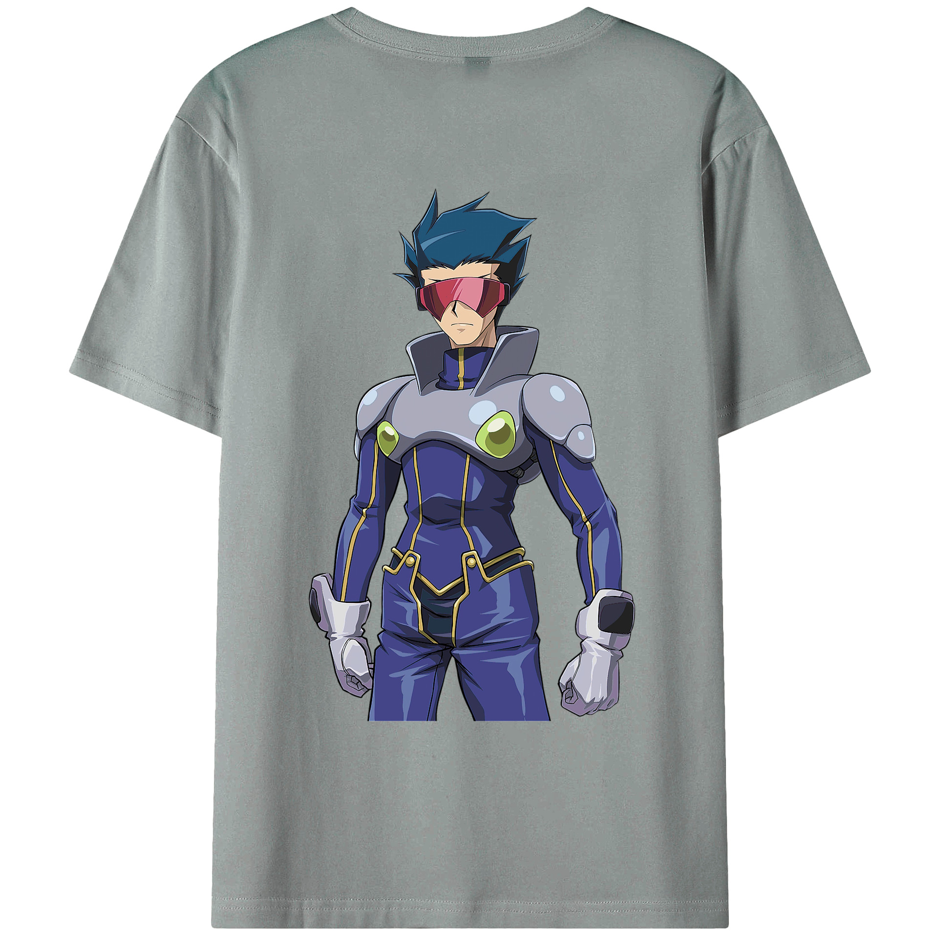 （画像用） 遊☆戯☆王 Yu-Gi-Oh! 綿100％ メンズ半袖Tシャツ（バックプリント） 通気性